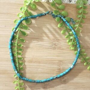 BOHO Teal Beach European Choker